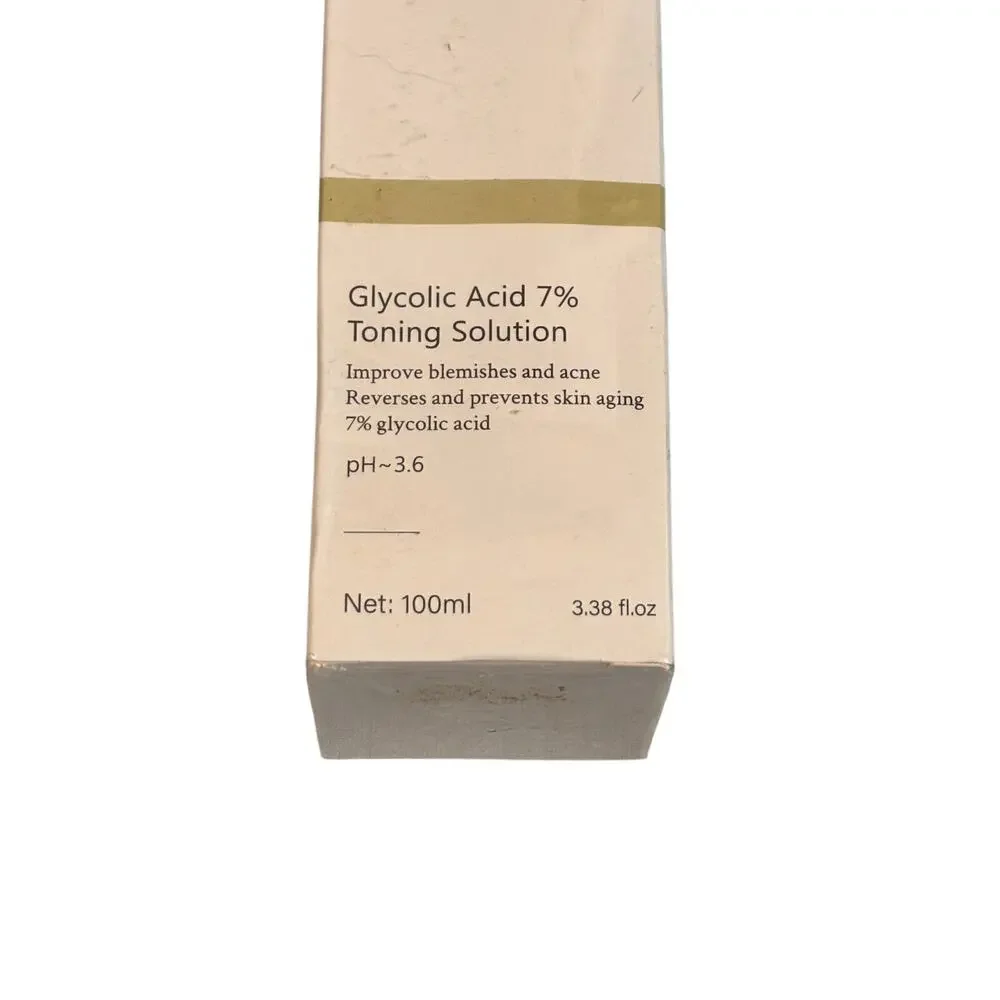 Glycolic Acid 7 Toning Solution for Acne & Skin Aging 100ml 3.38 fl oz EXP 05/27